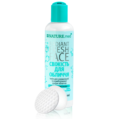 <span>СВЕЖЕСТЬ ДЛЯ ЛИЦА</span> тоник для нормальной и комбинированной кожи лица