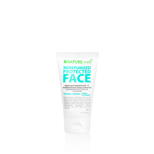 <span>MOISTURIZED PROTECTED FACE</span> cream for normal and combination skin
